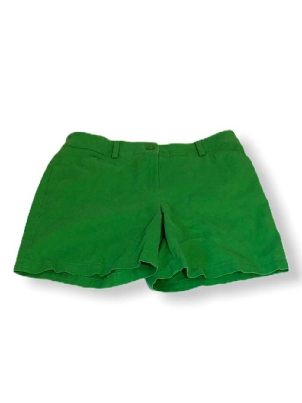 Jones New York Shorts Stretch Womens 4 Green Flat Front Pockets Casual Summer
